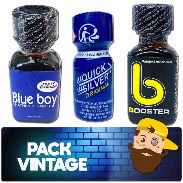 Bon Plan | Poppers Pack Vintage | Lot de 3 Poppers Pas cher