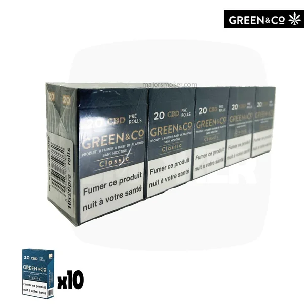 Cartouche Cigarette Pre-Roll CBD | Green&Co Classic