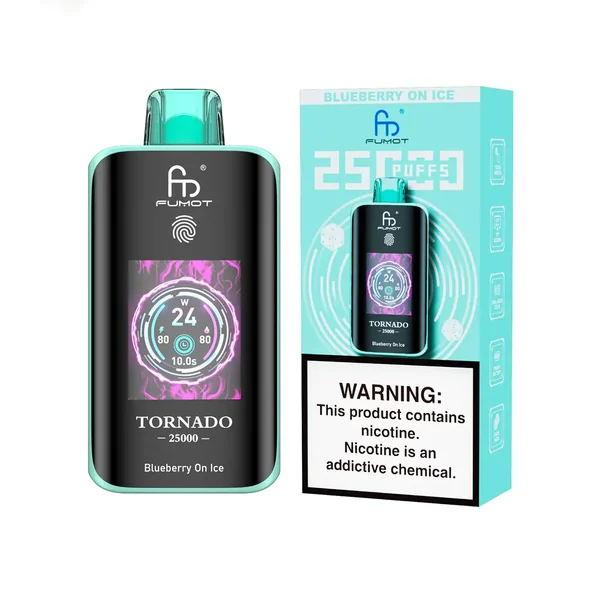 [Clearance Sale] Kit jetable rechargeable Fumot Randm Tornado 25000 Puffs (Touch Button)