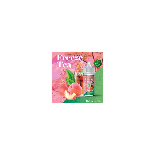 Concentré Black Ice Tea Pêche 30ml Freeze Tea - Made In Vape