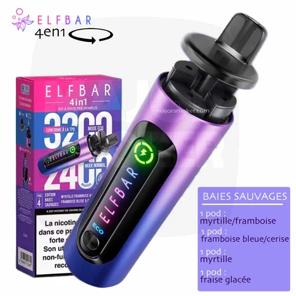 ELFBAR 4en1 | Édition Baies Sauvages