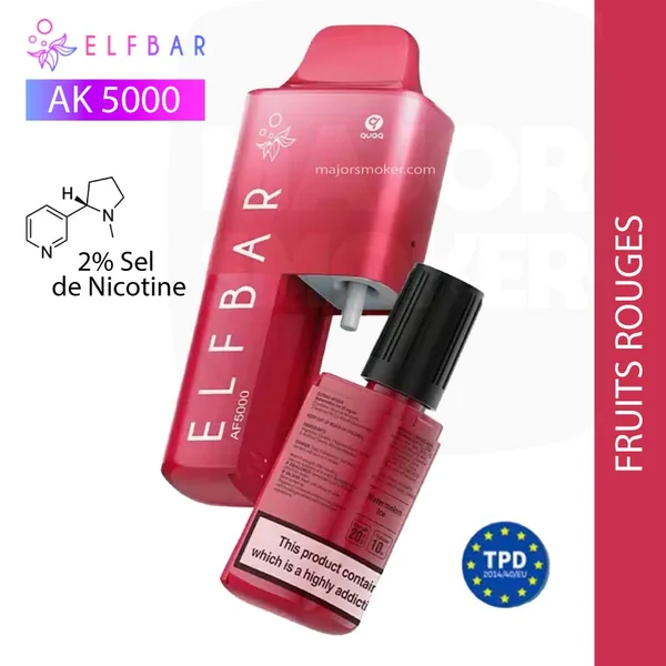 Elfbar Starter Kit AF5000 | Saveur Fruits Rouges