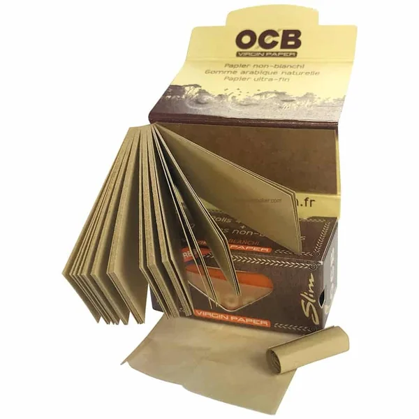 Feuille OCB Rolls Virgin Tips – Rouleau OCB Slim x16