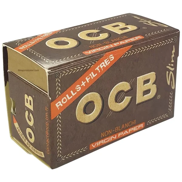 Feuille OCB Rolls Virgin Tips – Rouleau OCB Slim x16