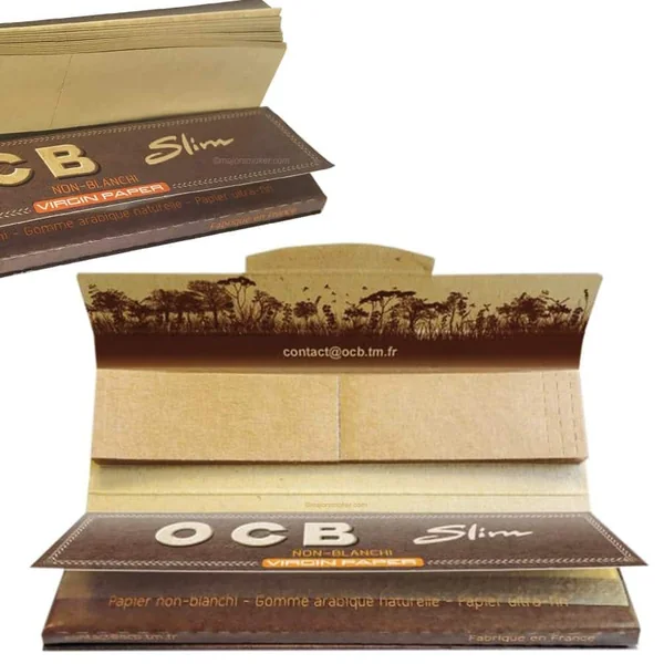 Feuille OCB Slim Virgin + Tips Filtre x32 | Papier a Rouler