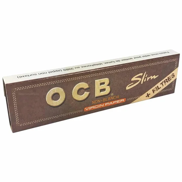 Feuille OCB Slim Virgin + Tips Filtre x32 | Papier a Rouler