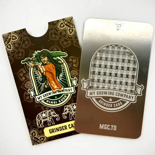 Grinder Card MY GROWING COMPANY