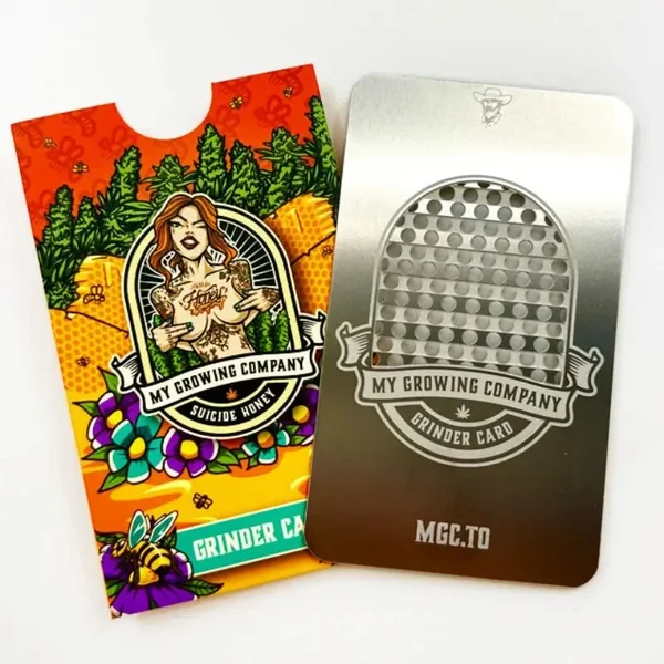 Grinder Card MY GROWING COMPANY