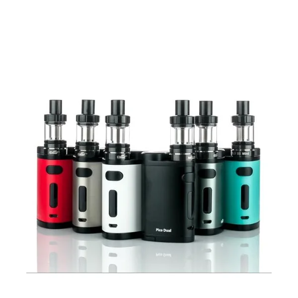 KIT ISTICK PICO DUAL 200W TC 2.0ML ARGENTÉ AVEC MELO III MINI - ELEAF