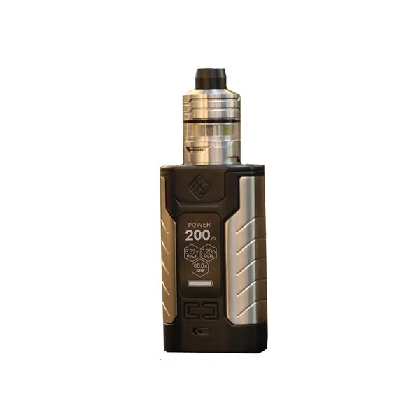 Kit SINUOUS FJ 200 200W - Wismec avec Divider Tank 4600mAh & 4ML