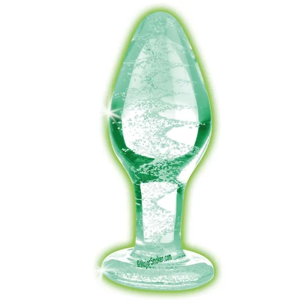 Plug phosphorescent en verre Glow