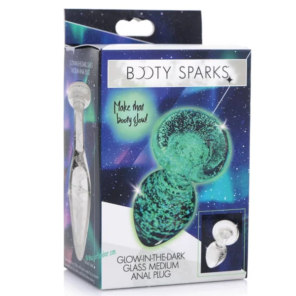 Plug phosphorescent en verre Glow