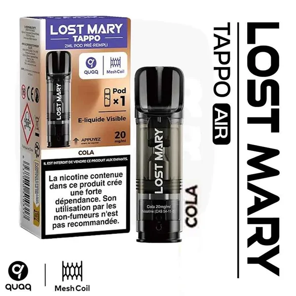 Pod Tappo Air Lost Mary | Saveur Cola