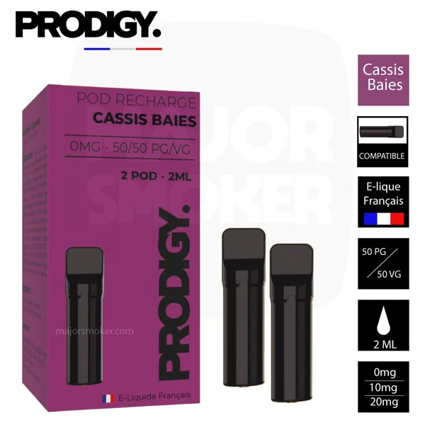 Prodigy Pod | Cassis Baie | Capsule Pods recharge