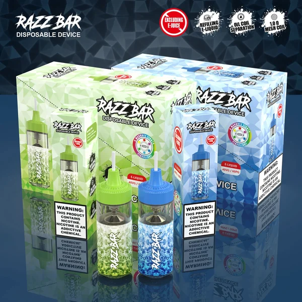 Razz Bar 16000 Puffs Vape Type-C Chargement