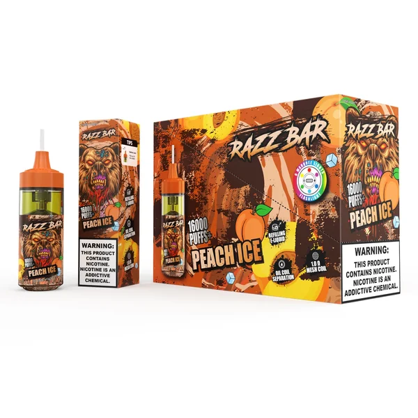 Razz Bar 16000 Puffs Vape Type-C Chargement