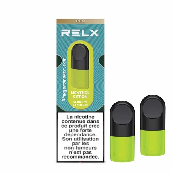 RELX Infinity Flavour Vape Pods Pro – Menthol Citron