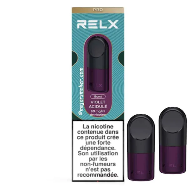 RELX Infinity Flavour Vape Pods Pro – Violette raisin