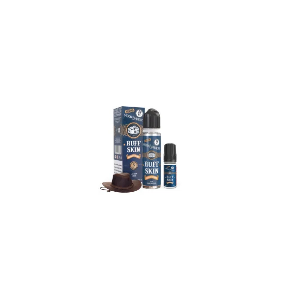 Ruff Skin Authentic blend - Moonshiners 60ml + Booster de nicotine - Le French Liquide