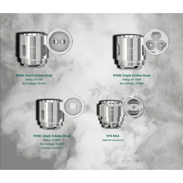Résistance de rempalcement pour GNOME Sub Ohm Tank de WISMEC 5PCS-PACK