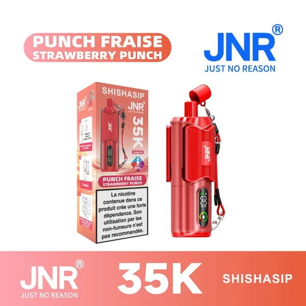 Shishasip 35K JNR - Puff Rechargeable 35000 Bouffées 20mg