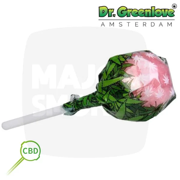Sucette au Cannabis | Goût Bubble Gum x Candy Kush x1 | Bonbon CBD