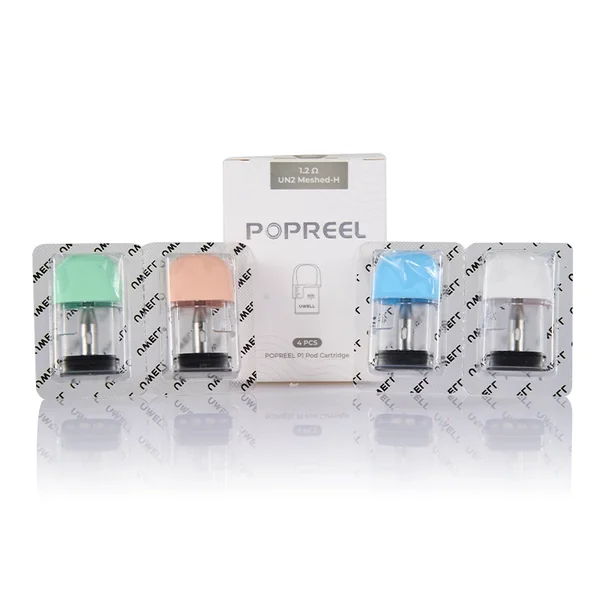 Uwell Popreel P1 Cartouche de rechange pour dosettes 2 ml (4 pièces/paquet) pour Kit Popreel P1 / Kit Popreel PK1