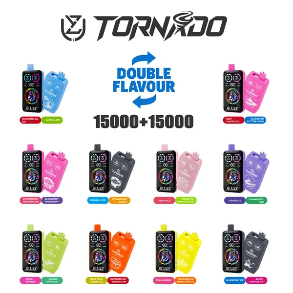 Uzy Tornado 30000 Vape Smart Screen en gros de la Lettonie
