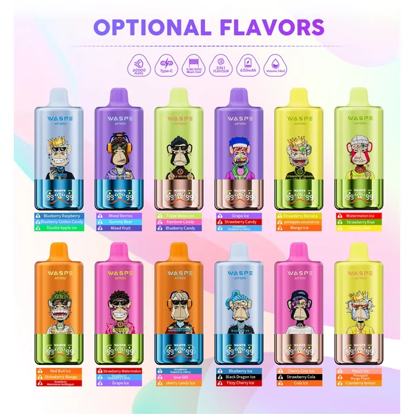 Waspe 60k Vape 3 saveurs Croatie en ligne Vente en ligne
